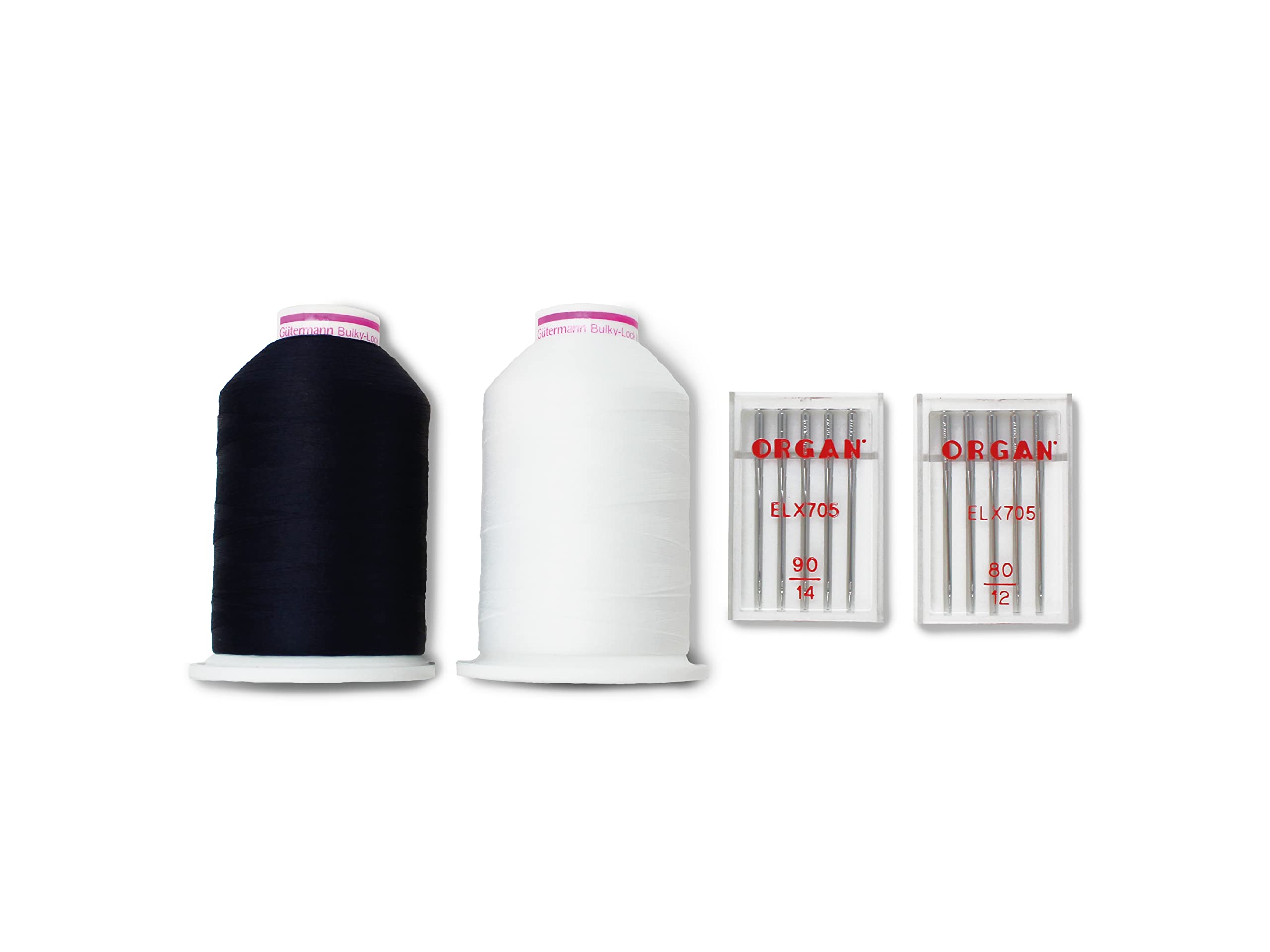 ALFA Set De 5 Agujas Nº 80 Compatible Con Todas Las Remalladoras Y