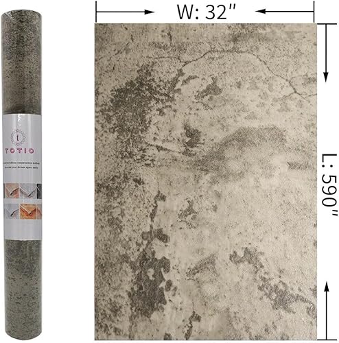 Miniatura 7 de Papel pintado texturizado de hormigón gris TOUS-SNHA-80-15