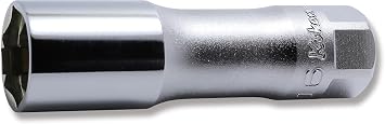 Ko-ken 3300CZ-16 3/8 Sq. Dr. Z-Series 6-Pt Clip Type Spark Plug Socket 16mm | 6-point clip-type spark plug socket, Z-Series design with 3/8 Sq. Dr. and 16mm size.