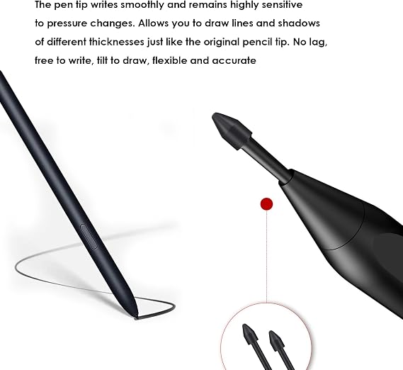 Samsung Galaxy Tab S9/S9 Ultra/S9 Plus Stylus Kalem Uçları, Galaxy Tab S9/S9 Ultra/S9 Ultra/S9 Plus S Kalem Uçları Samsung Galaxy Tab S9/S9 Ultra/S9 Plus S Kalem için Yedek