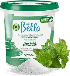Depilbella Cera Hidro Hortelã 1300g, Depil Bella