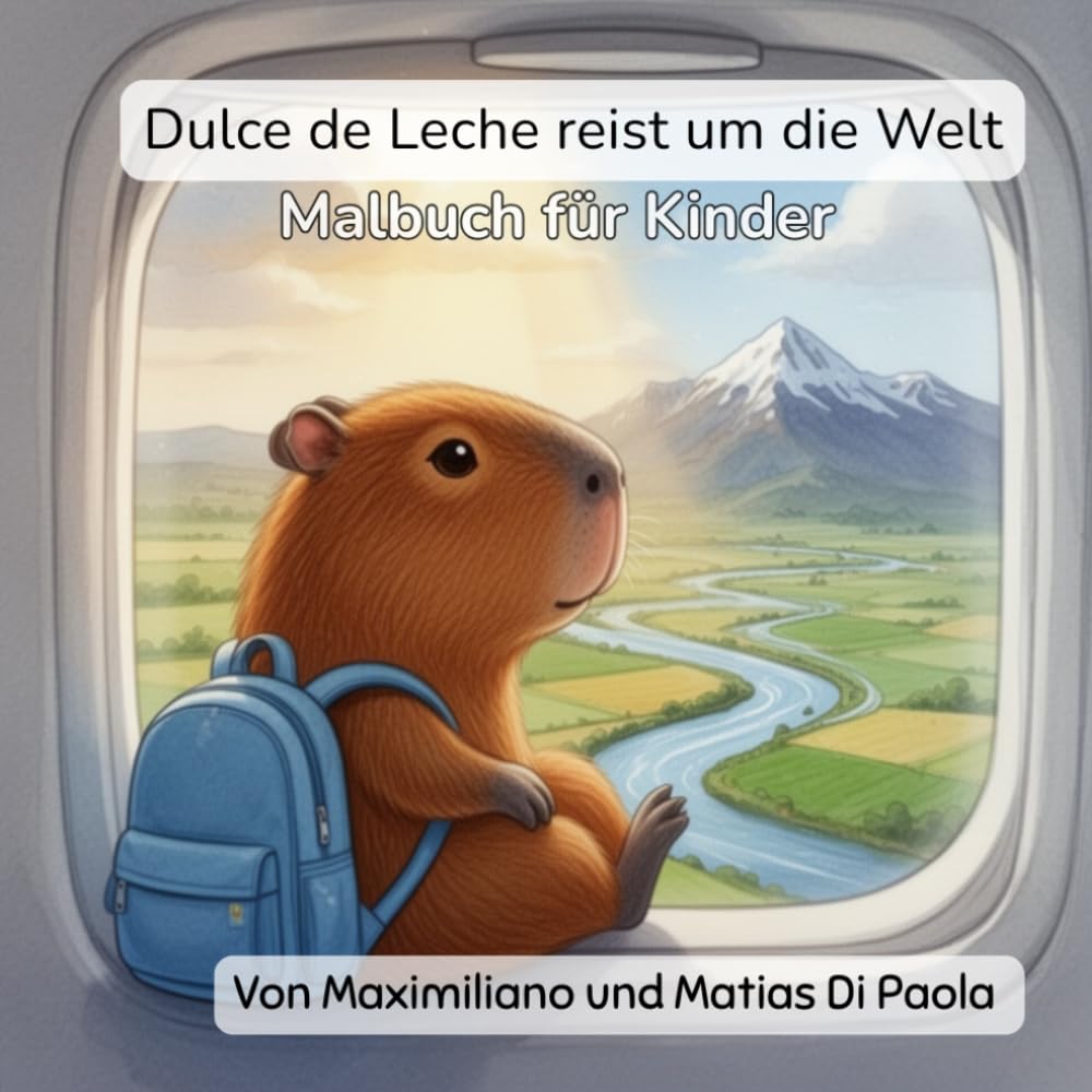 Dulce de Leche reist um die Welt – Malbuch für Kinder: Entdecke Argentinien, Chile und Uruguay mit lustigen Ausmalbildern
