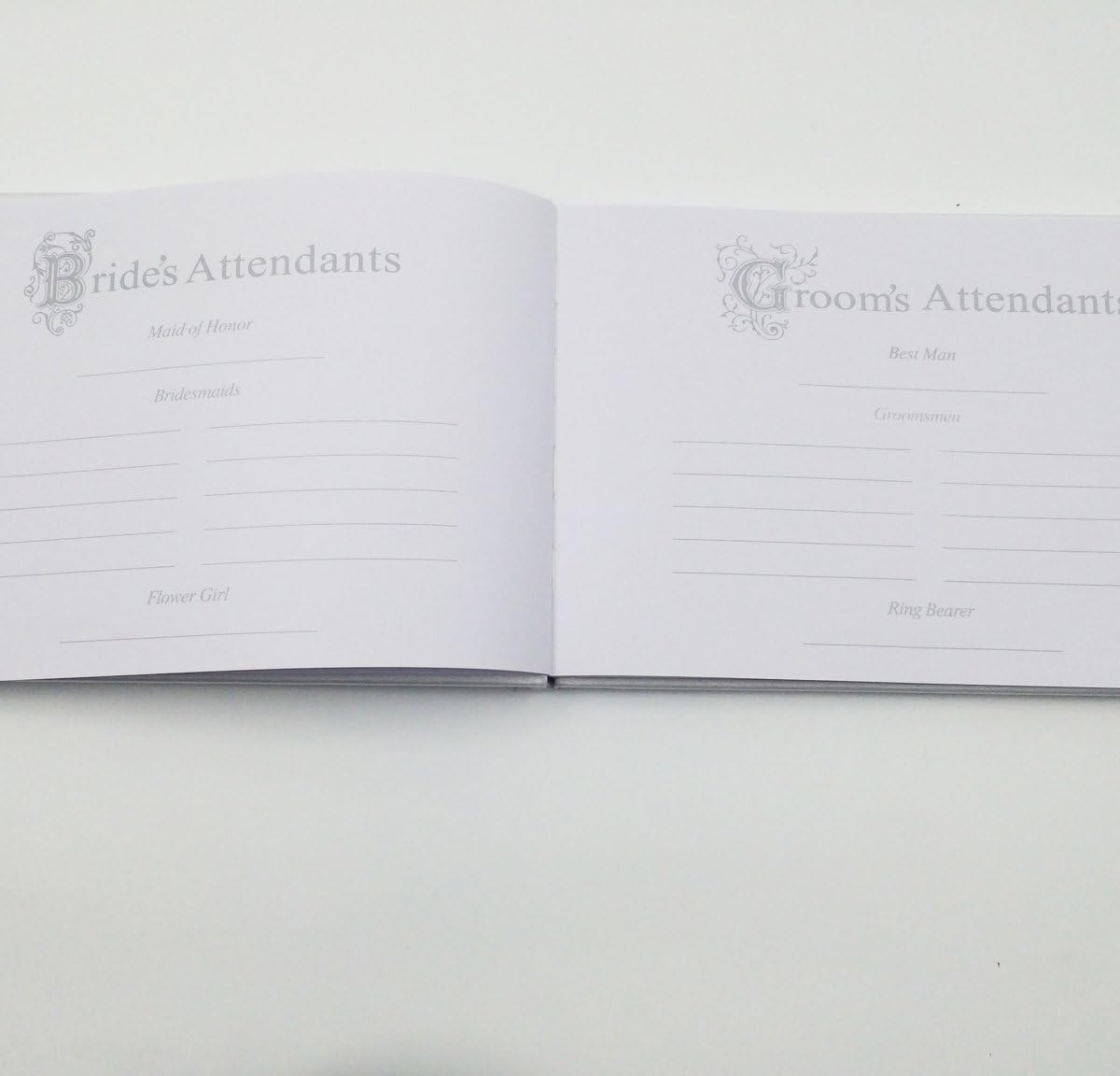 musykrafties 9.6 x 6.3 inch Grey Diamond Wedding Engagement Anniversary Party Guest Book with Pen Holder 3 in Set Keepsake