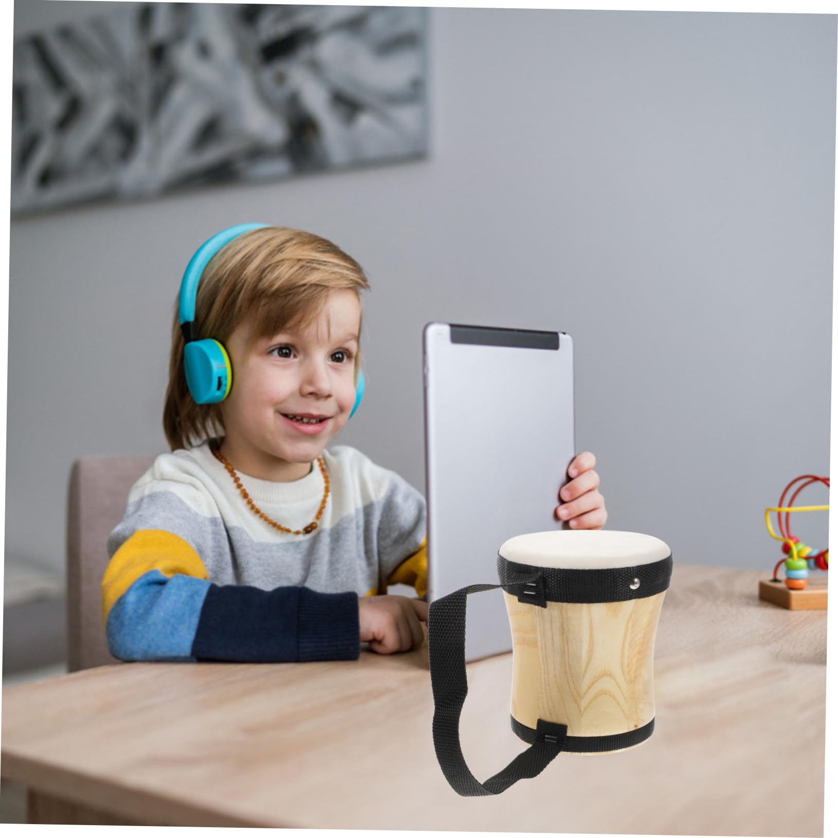 Instrumento de Percusión Infantil Mano Compacto y Ligero para Educación Musical Niñas Diseño Duradero con Pulsera para Fácil y Aprendizaje