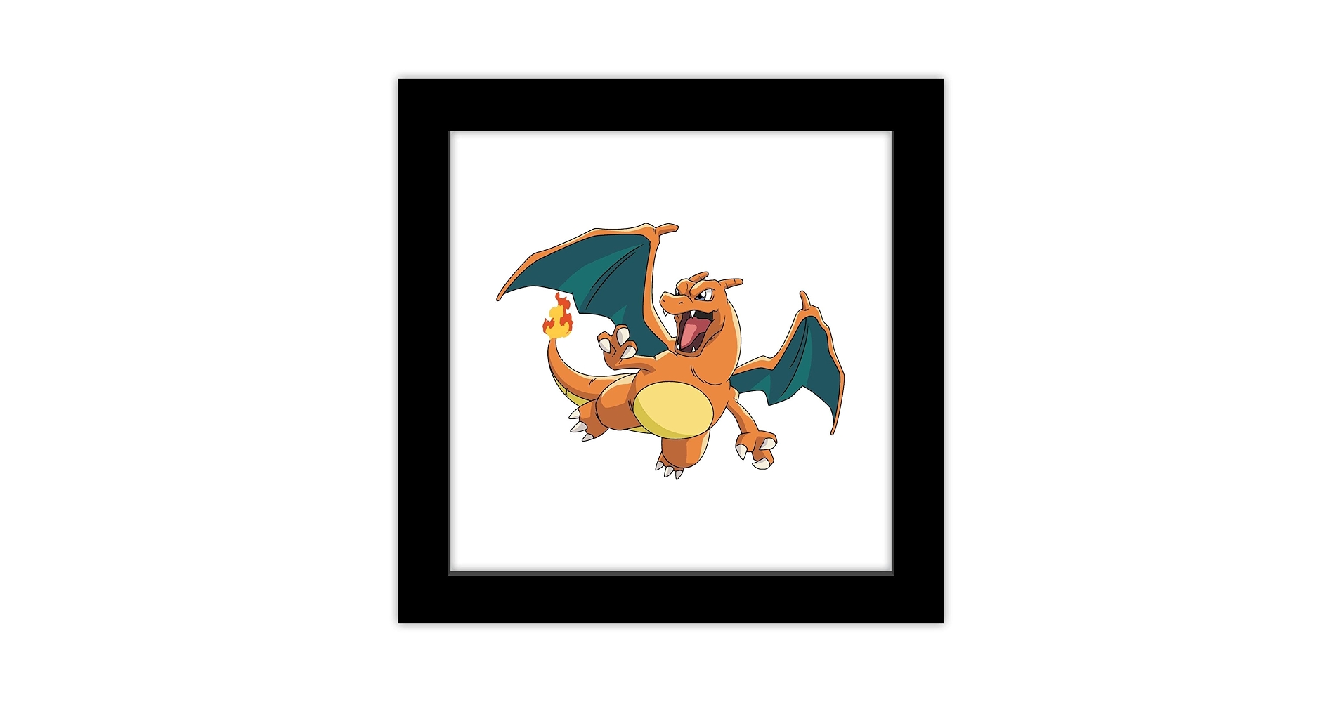 美品Charizard pokemon ART色紙　ミニ色紙　当時物 リザードン 美品Charizard pokemon ART色紙 ミニ色紙 当時物 リザードン