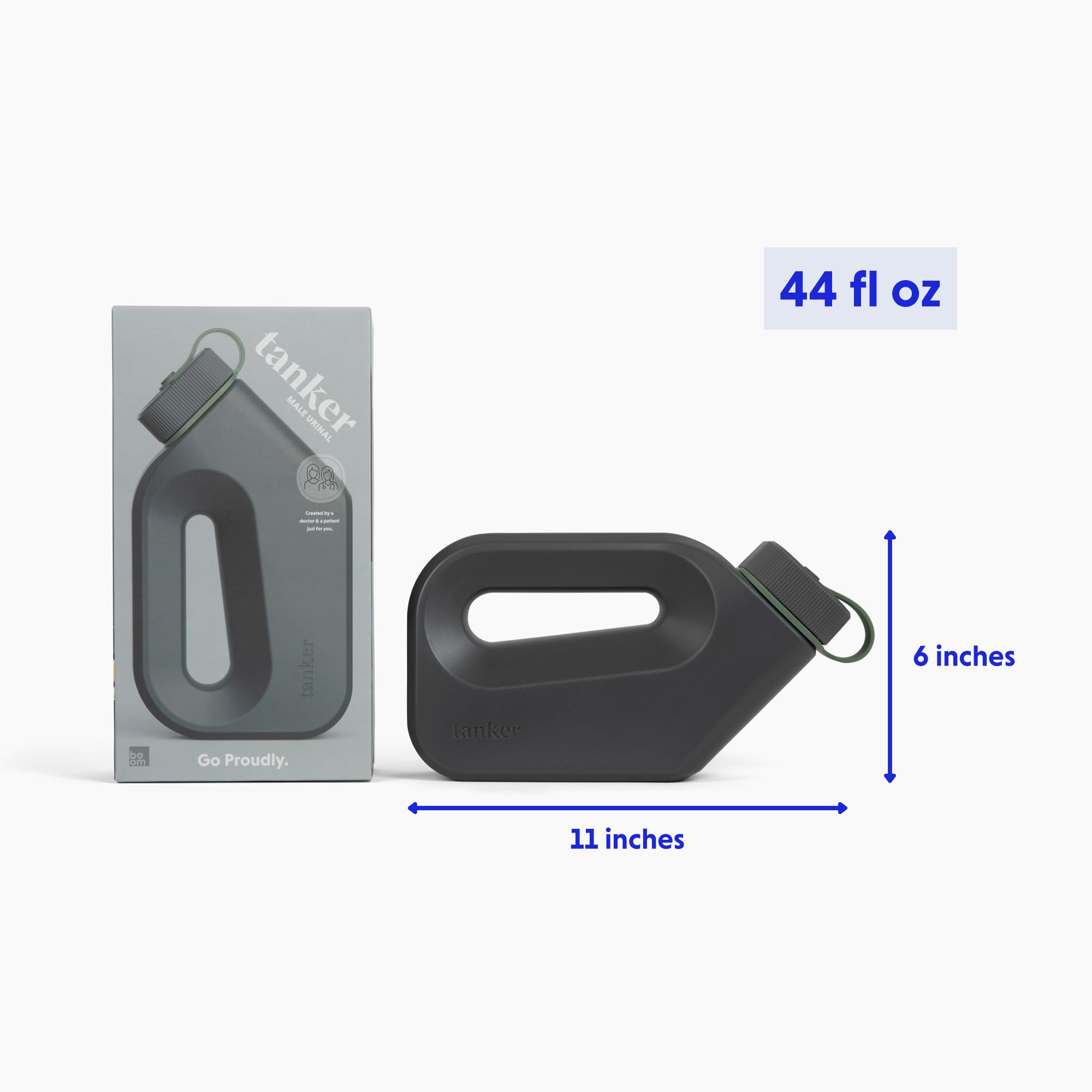 Portable Urinal for Men - Spill-Proof Camping & Travel -2