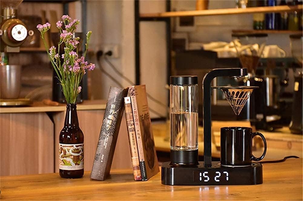 Coffemaker Coffee Maker With Timer, Independent Water Tank Ceramic Cup Hand Coffee Machine Small Stainless Steel Mesh For Household Coffee Machine, 20240311