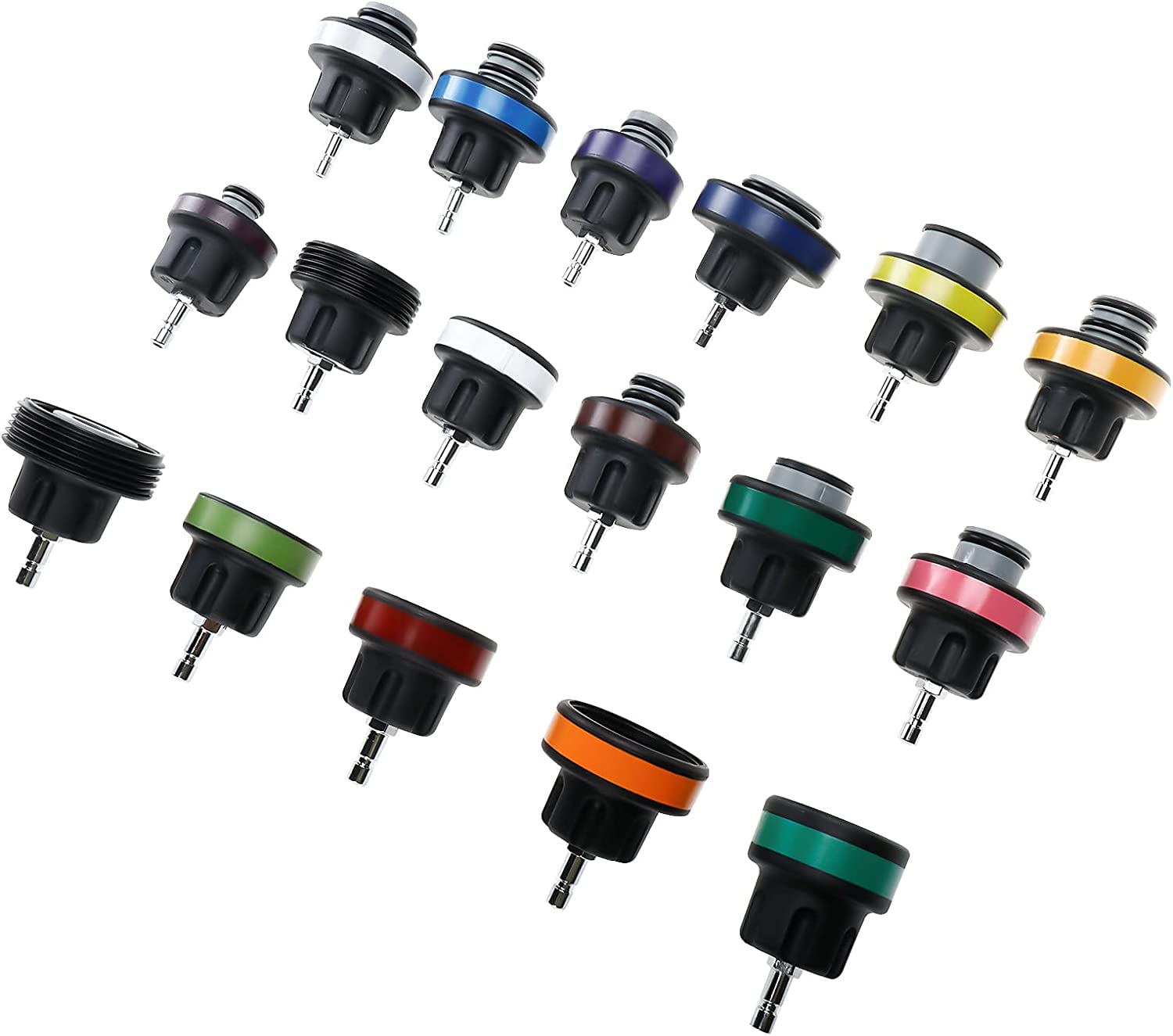 BOOMSTART Tester di pressione del radiatore universale 28Pcs Kit per sistema di raffreddamento sottovuoto per auto Audi VW BMW