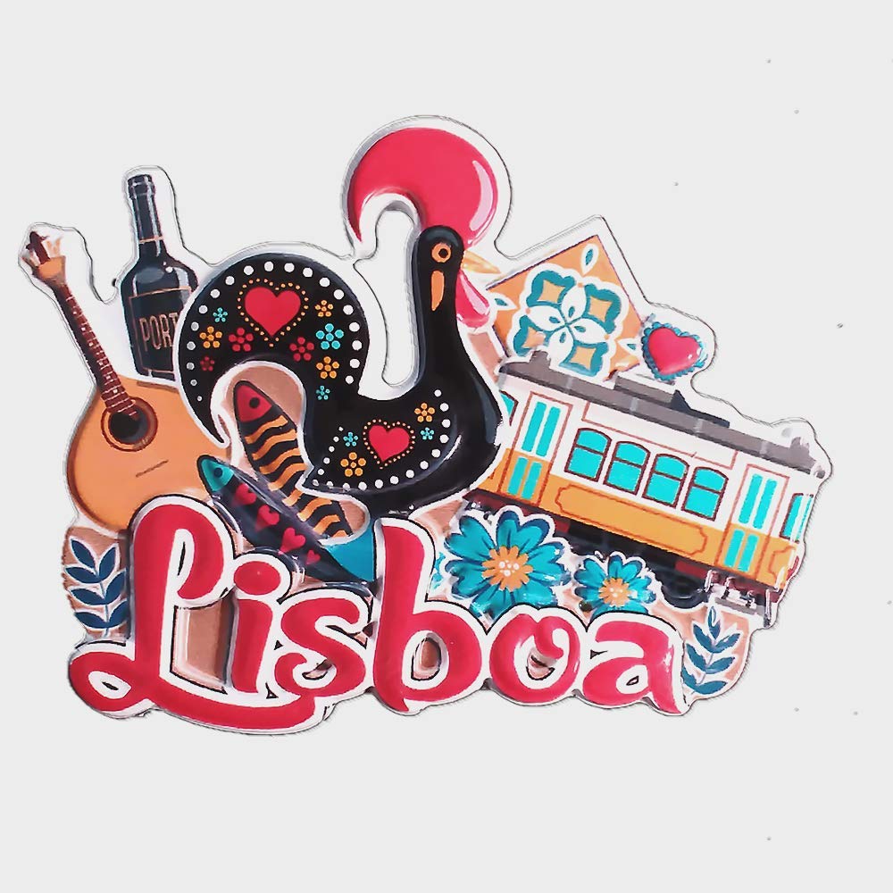 Calamita 3D Per Frigorifero, Souvenir Turistico Di Porto