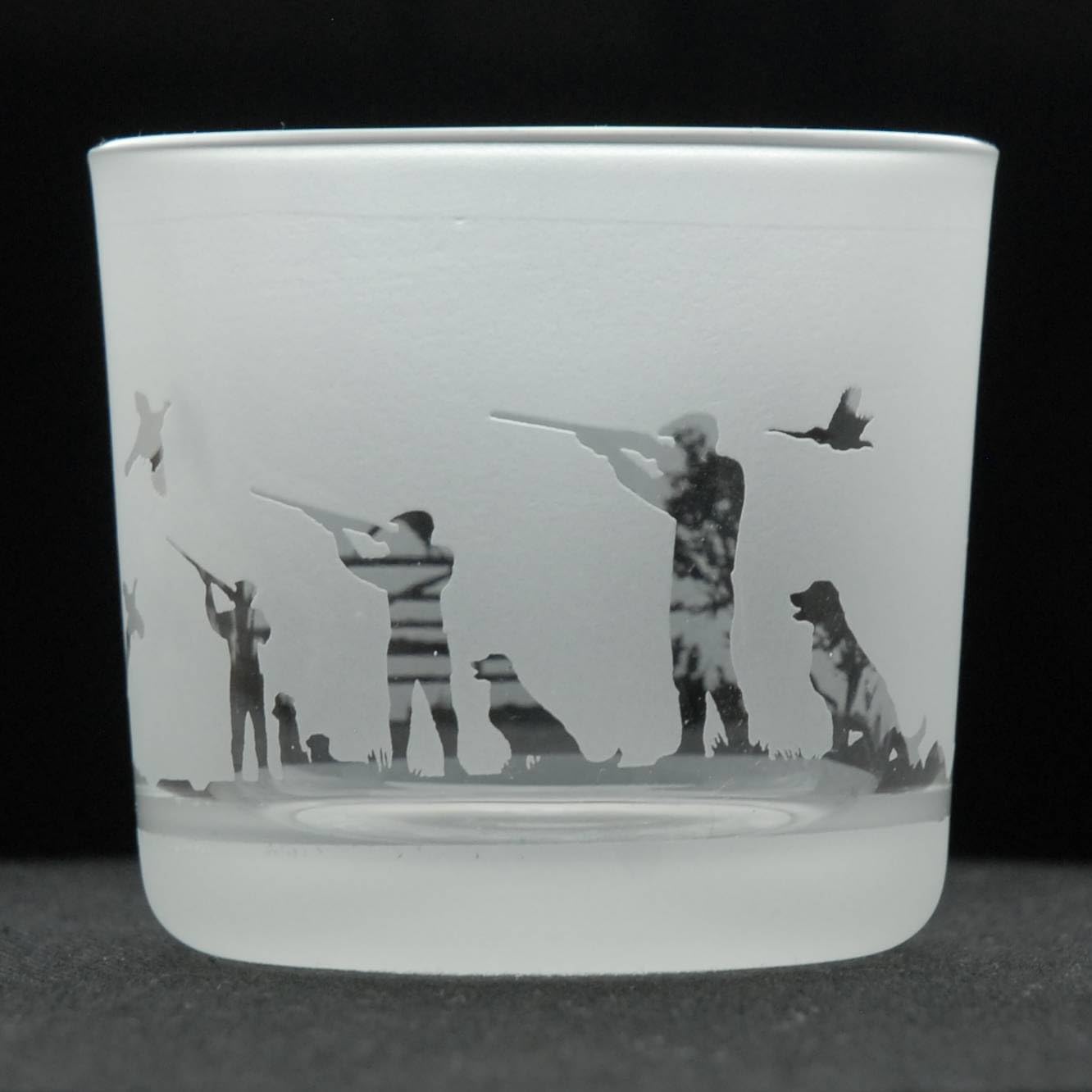 Animo Glass Votive Tea Light Candle Holder, Frosted Etched Glass Holders with Shooting Design - Clear Tealight Candle Holder for Weddings, Party and Home Decor Shooting