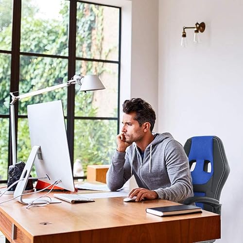 Miniatura 2 de Silla de oficina para videojuegos, silla de juegos de carreras, ergonómica para juegos de PC, silla de videojuegos de oficina resistente, silla de