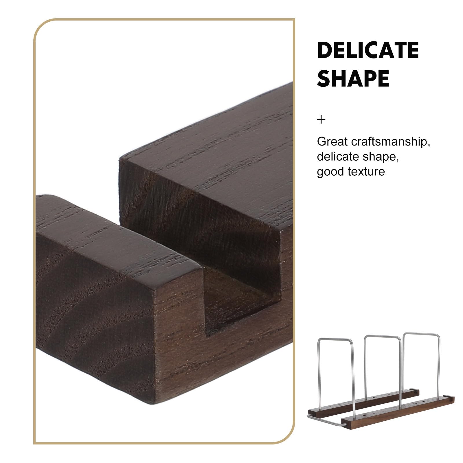 Organizzatore in legno per dischi in vinile - Supporto per giradischi retrò con base in legno - Porta album da scrivania per casa, studio e negozi.