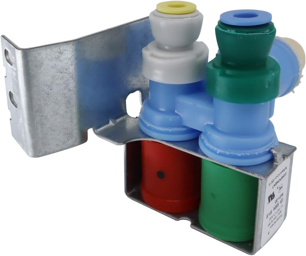 [IMV708 W10408179 Valve OEM Mania] IMV708 4389177 NEW OEM Produced for Whirlpool Refrigerator Water Inlet Valve Kit by Robertshaw Replacement Part