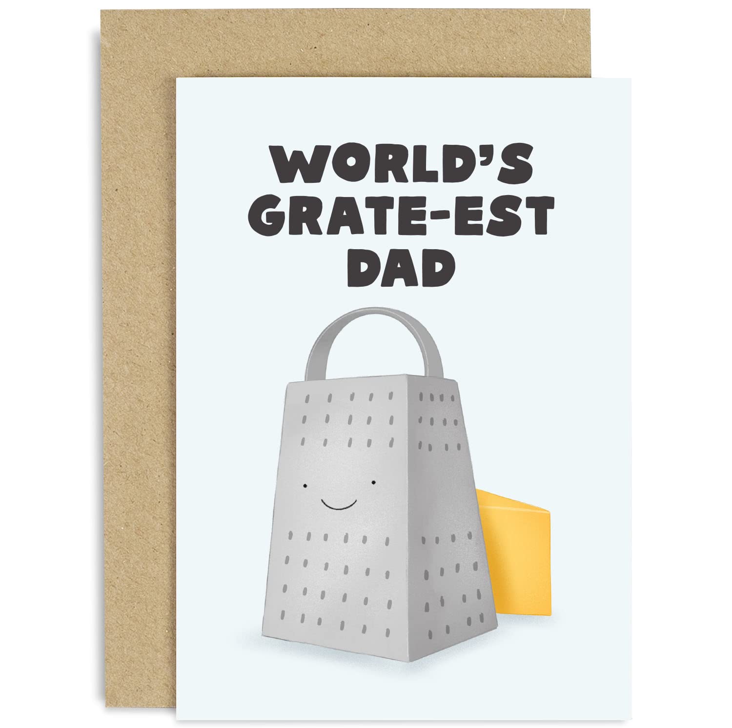 Old English Co. Lustige Vatertags-Karte 'Best Thing Since Sliced Bread' – Blanko Innen Mit Umschlag