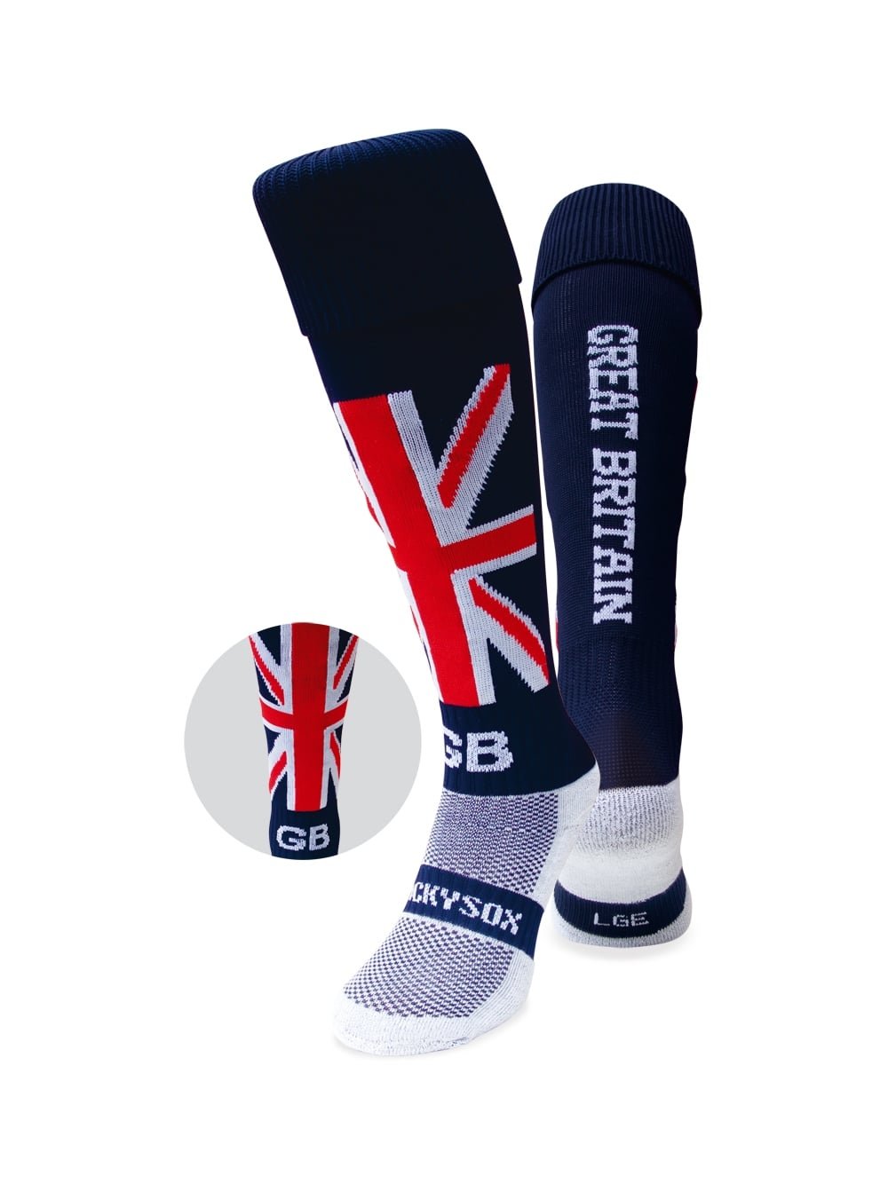 Best of British 3 pares de calcetines deportivos hasta la rodilla, calcetines de rugby, calcetines de hockey