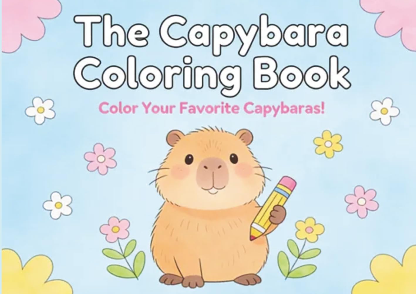 The Capybara Coloring Book