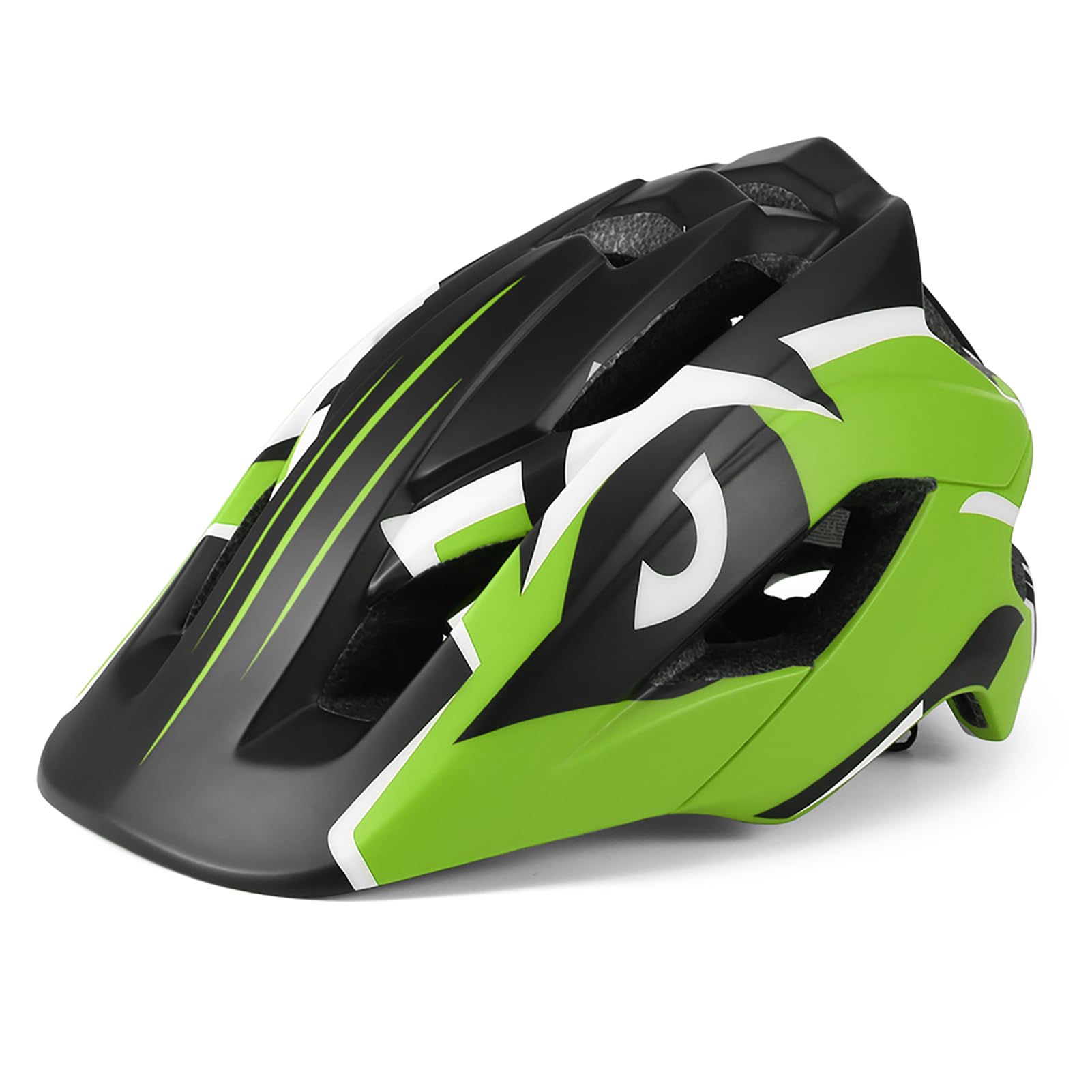 Walmeck Casque Enfant Détachable, Casque de sécurité Convertible Intégral et Demi-Visage avec 13 Aérations, Visière Solaire, Doublure Amovible pour Le Vélo, Le et ro