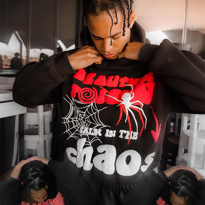 Autumn/Winter Hip Hop Hoodie for Men and Women Y2k Hoodie Matching Hoodies for Couples2