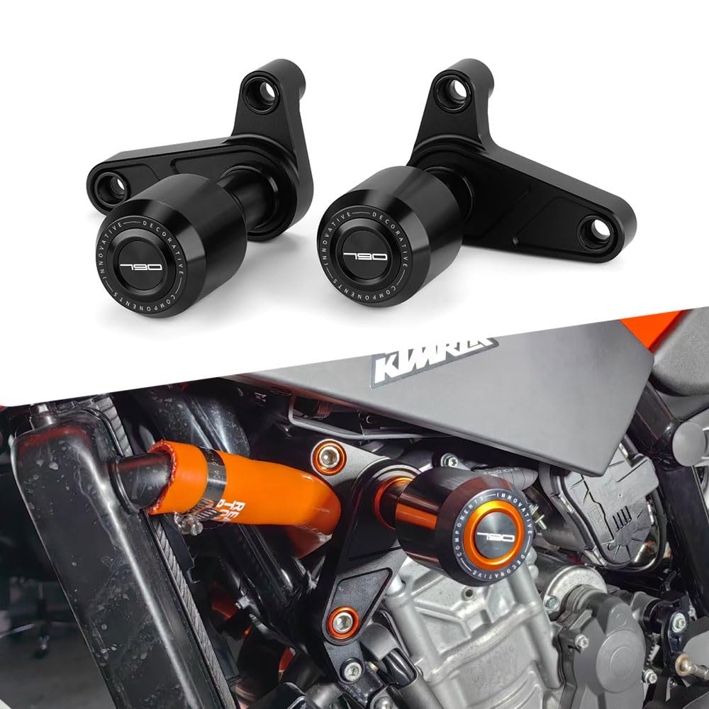 Protezione anti-caduta compatibile con DUKE790 DUKE890 2018-2022 2023 | DUKE 790 890 Protezione anti-caduta per telaio moto DUKE 790 890 Protezione anti-caduta accessorio BK
