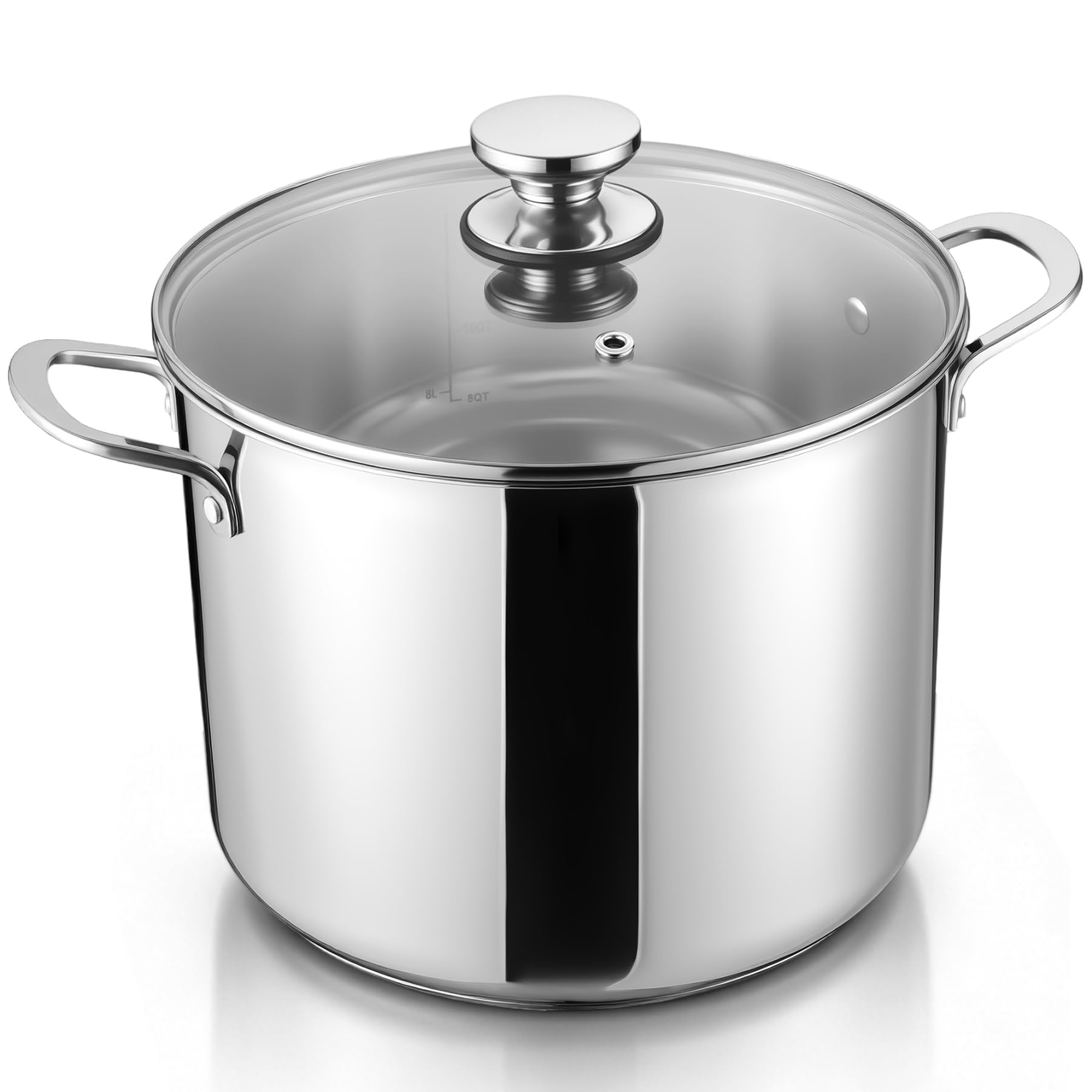 Marmite induction 13,5 L en inox pour cuire de grands volumes sans brûler