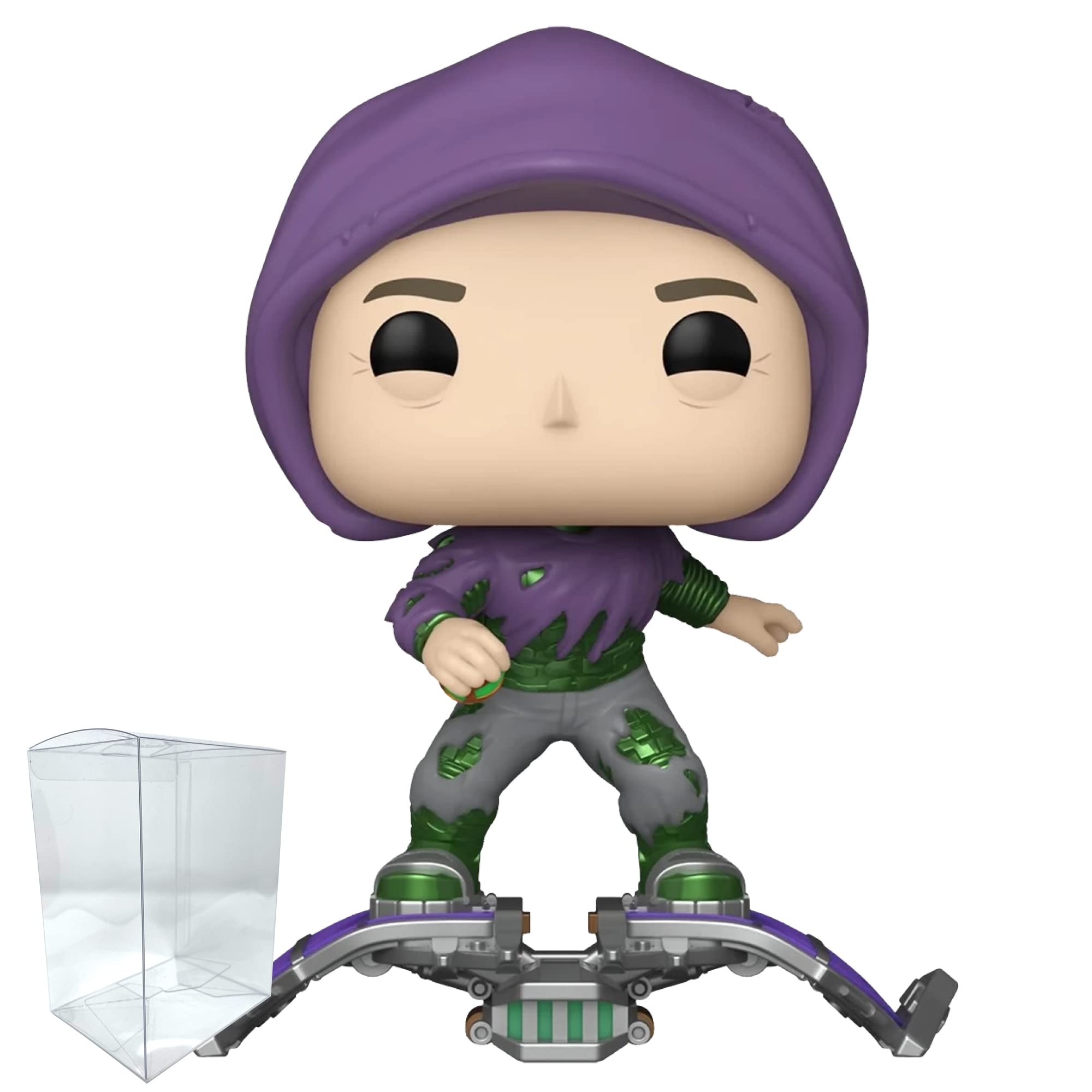 Spider-Man No Way Home – Green Goblin #1165 Funko Pop with Protector Bundle - Includes Green Goblin #1165 Vinyl Figure with Blue Salamander Emporium Plastic Protector Case