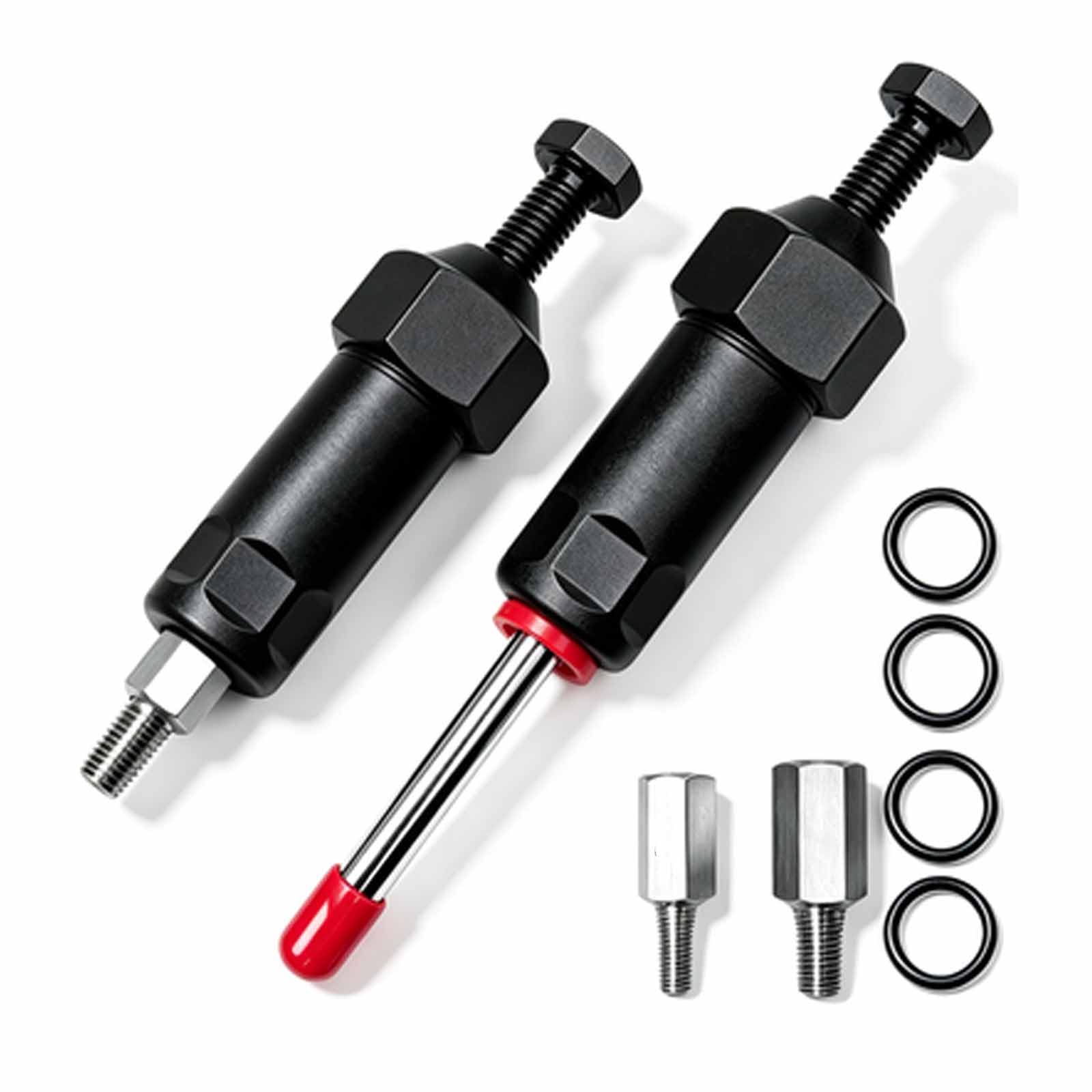 Zestaw naprawczy do zatkanych przewodów smarujących, środek do czyszczenia smarownic 600 Psi z adapterami M6 i M8 i 4 o-ringami, do konserwacji smarowania ciężkich maszyn