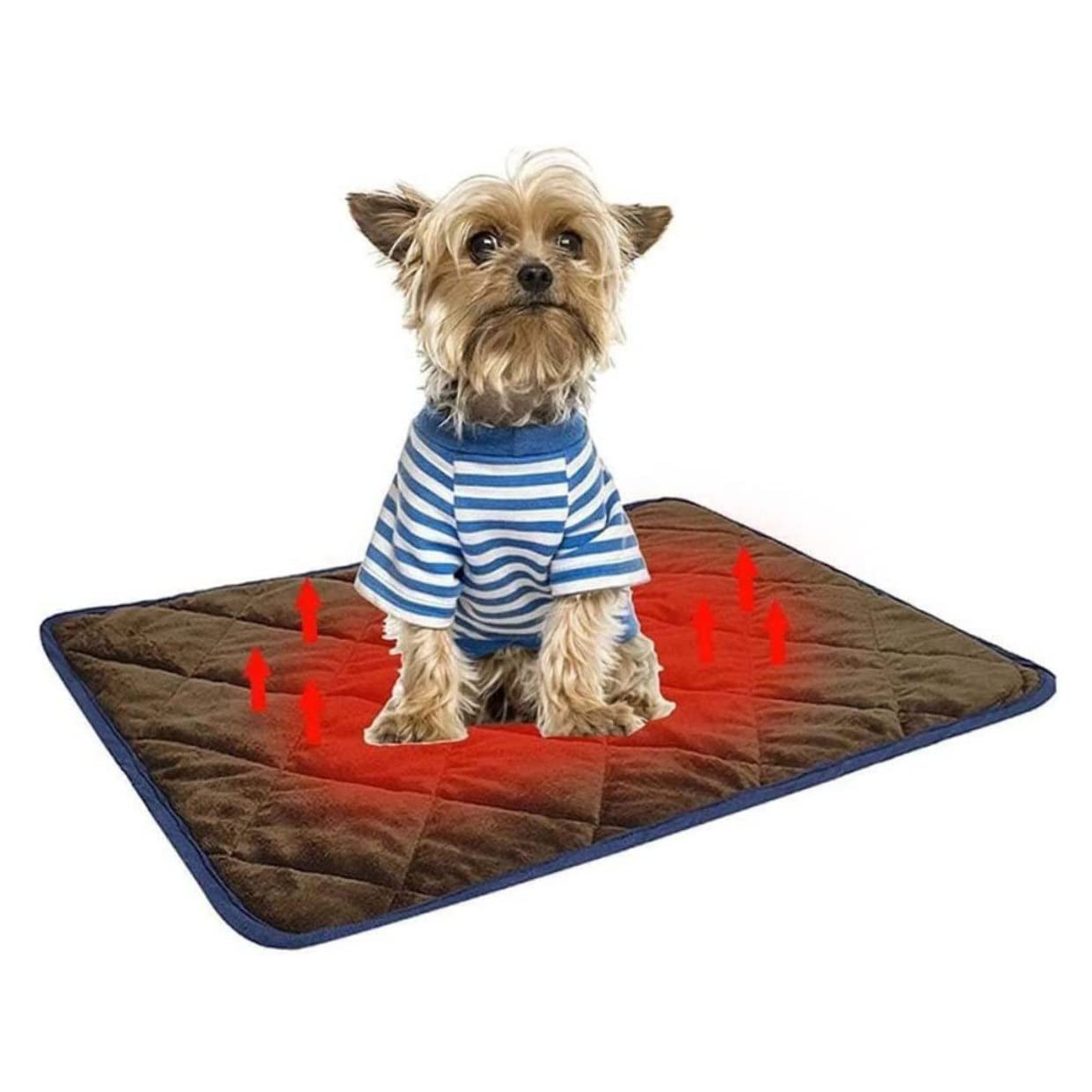 FOMIYES Tapis Chauffant pour Animaux de Compagnie Autochauffant Hiver