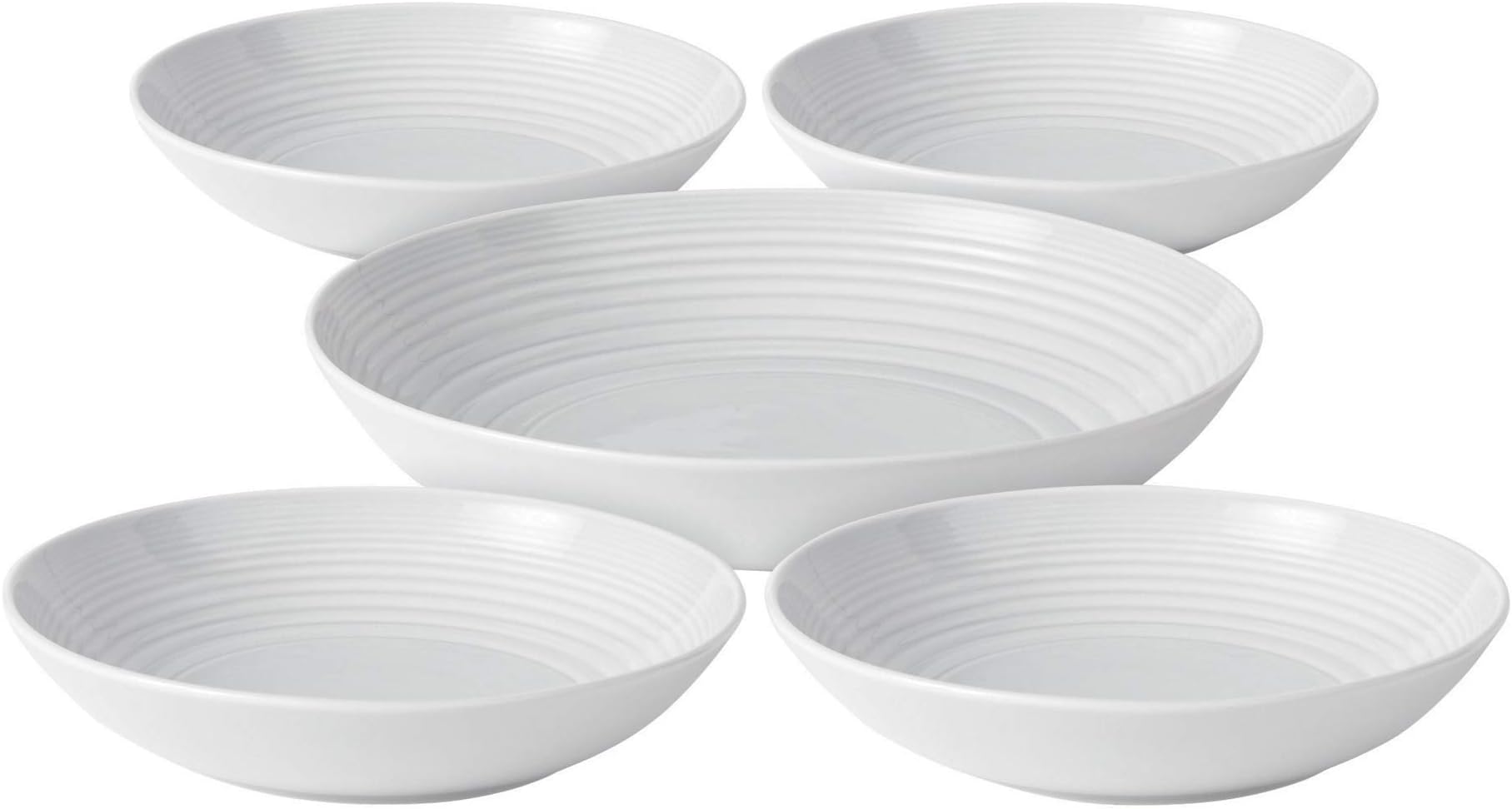 Gordon Ramsay Maze White 5 Piece Pasta Set, by Royal Doulton