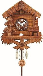 Trenkle Kuckulino Black Forest Clock with Quartz Movement and Cuckoo Chime TU 2029 PQ