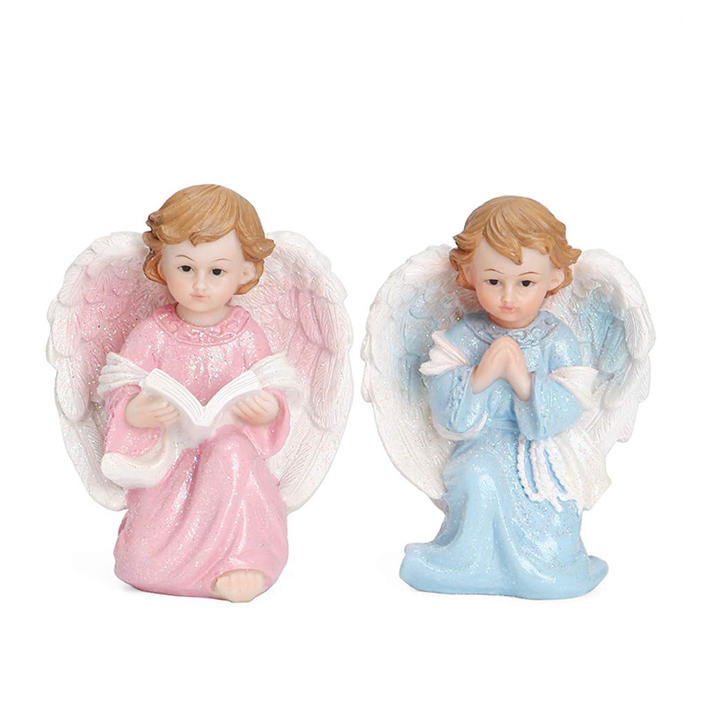 Figurines de petit ange en résine pour apporter douceur et sérénité chez soi