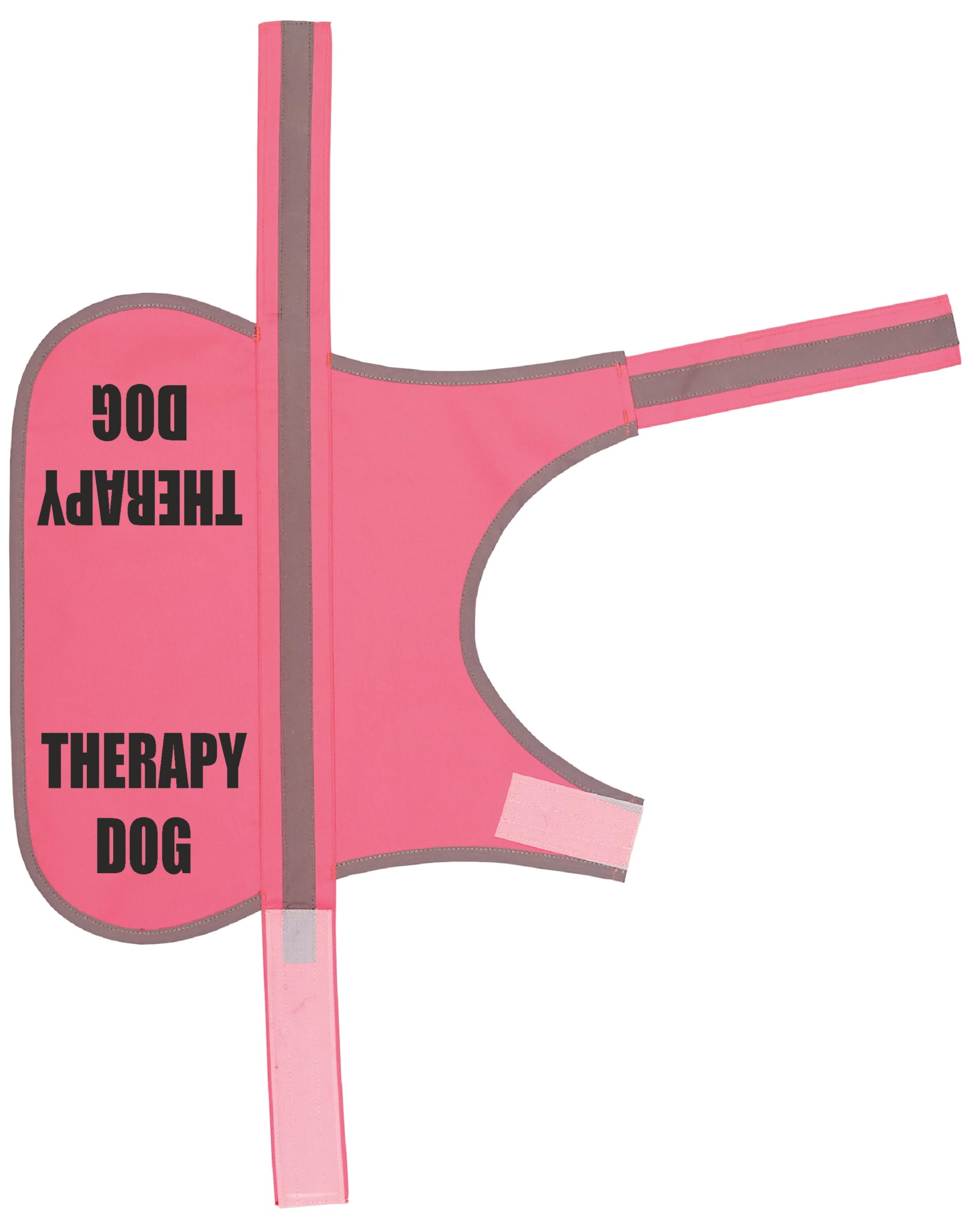FlexiPrint Personalised Therapy Dog Vest - Hi Vis Reflective Coat, Service & Training Walker Vest, Nervous & Reactive Dog Warning Accessories — image 1