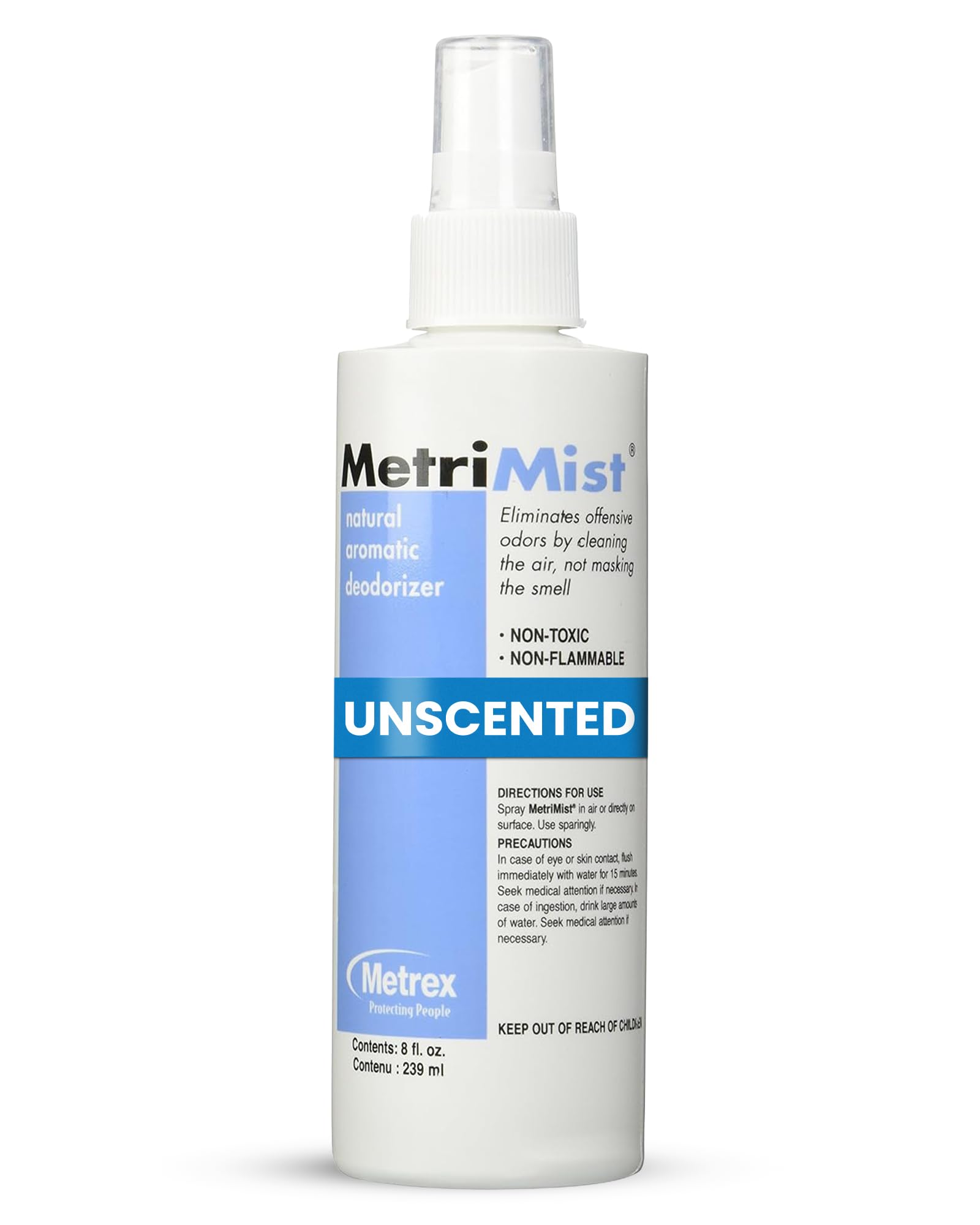 Metrex MetriMist Natural Aromatic Deodorizer Spray, 8 oz Bottle – Non-Toxic, Environmentally Friendly Odor Eliminator Spray & Room Deodorizer for Healthcare & Facility Use (Pack of 1)