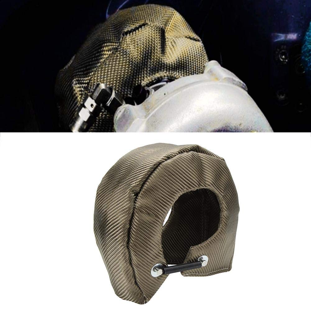Terisass Manta Turbo Cubierta del Escudo del Motor Turbo para la Cubierta del Escudo térmico térmico del turbocompresor(T4)
