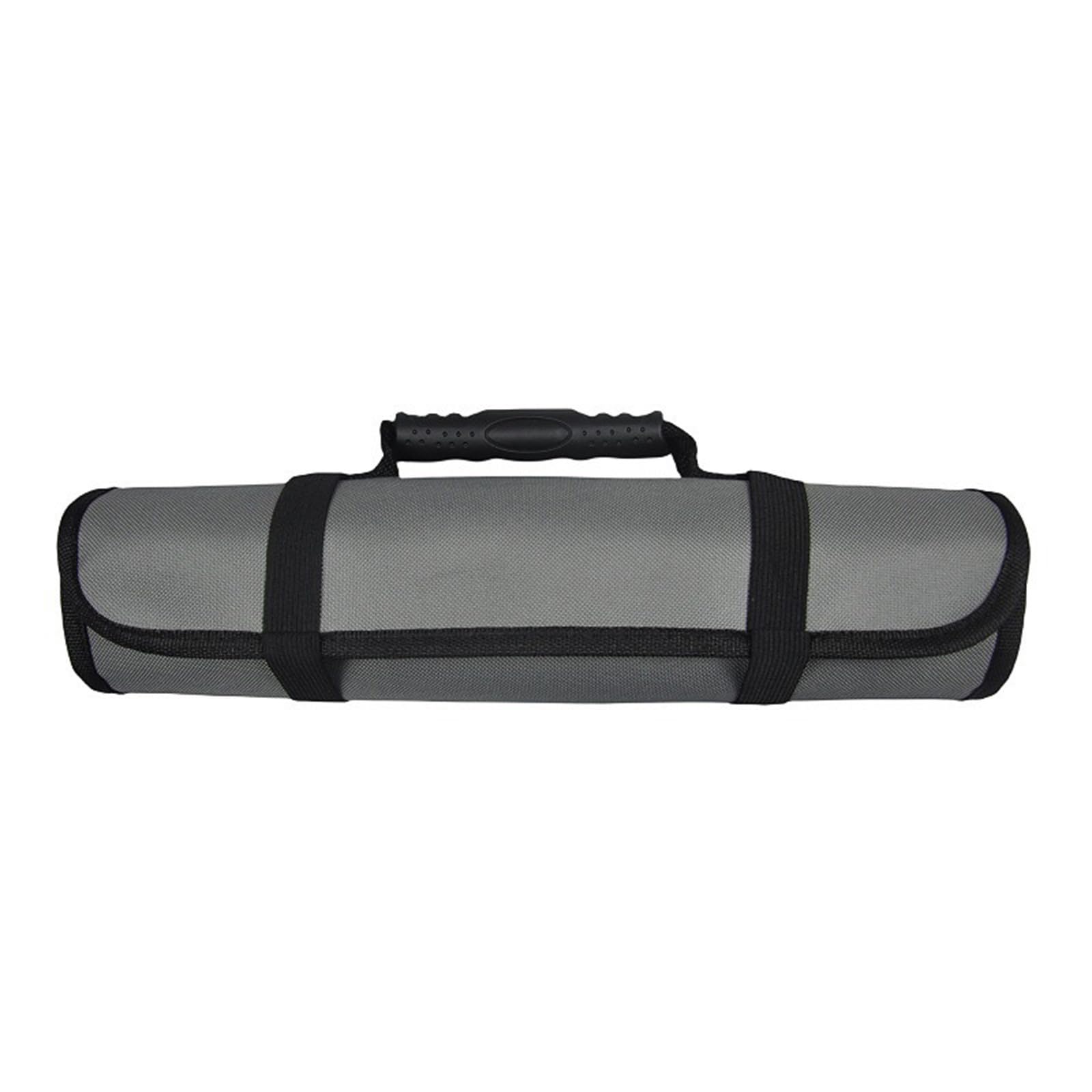 Portable All Weather Tool Bag Featuring Ergonomic Handle Multi Layer Compartments Professional Electricians Rolling Up Electrician Tool Bag Featuring Multiple Compartments and Reinforced Base