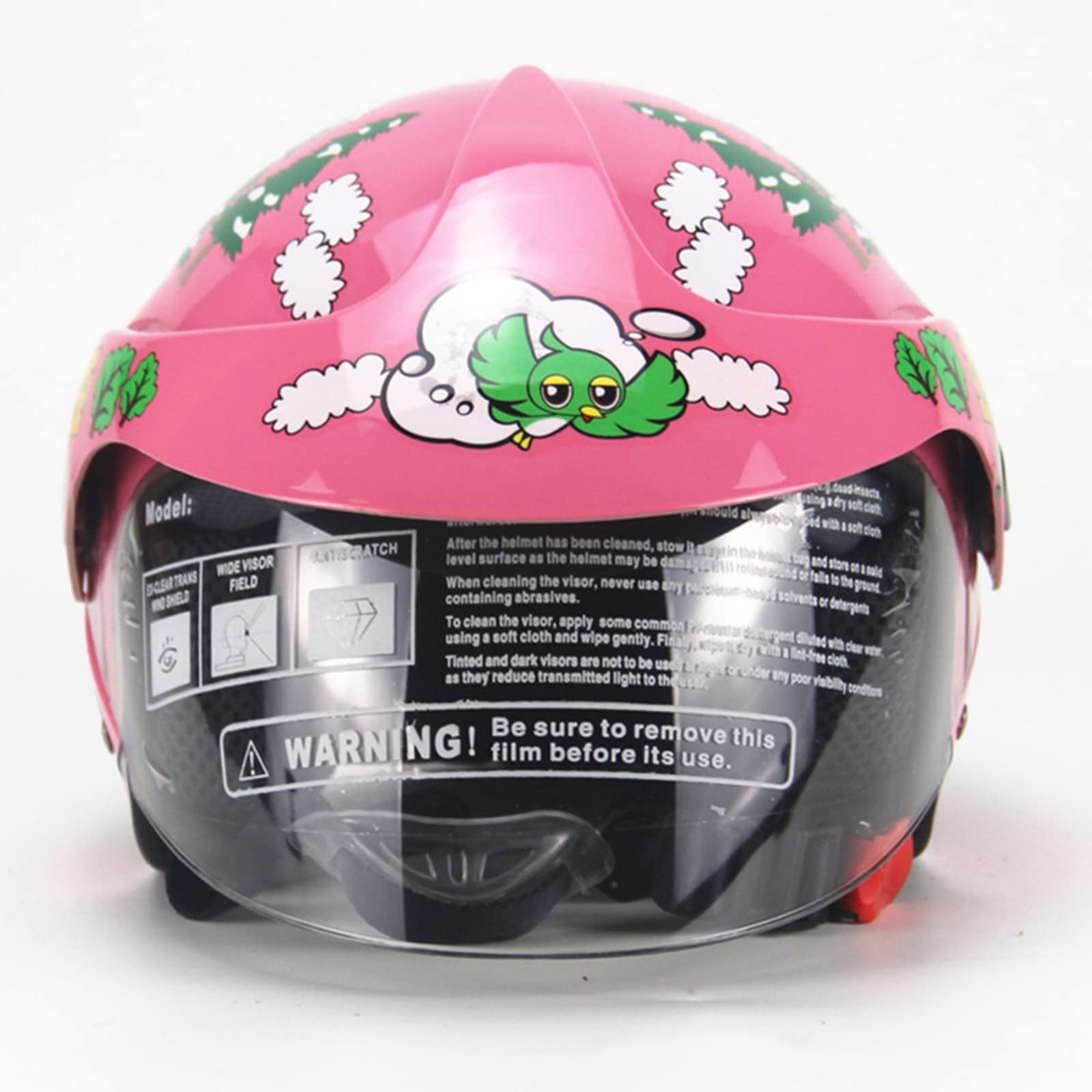 Casco Moto Per Bambini - Mezzo Casco Protettivo Colorato - Foto 11