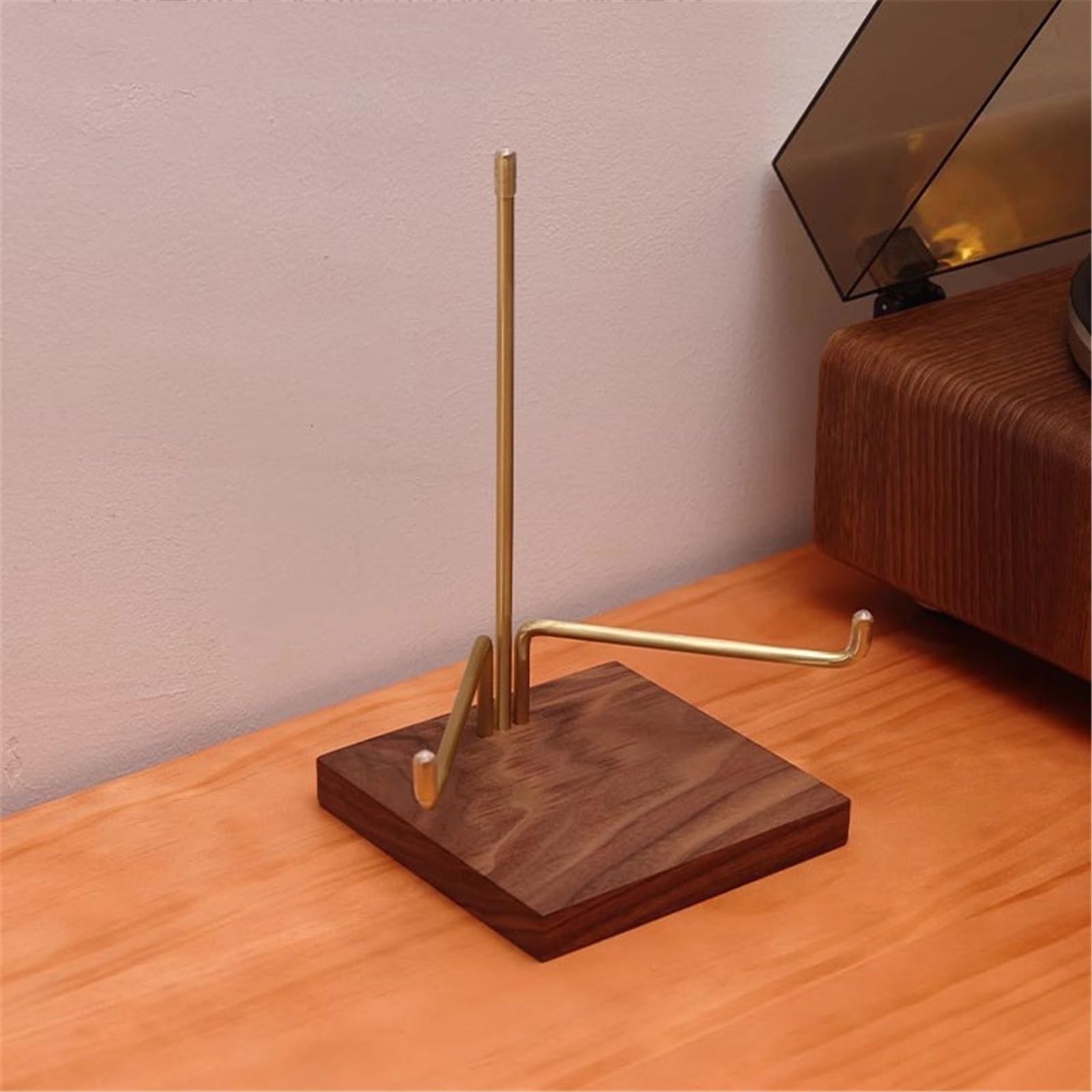 Ufficio Espositore da tavolo for dischi in vinile in legno Scaffale porta dischi