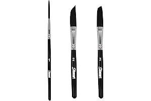 Sdanart Pinstriping Brush Set - Professional China Bristle Paint Brushes