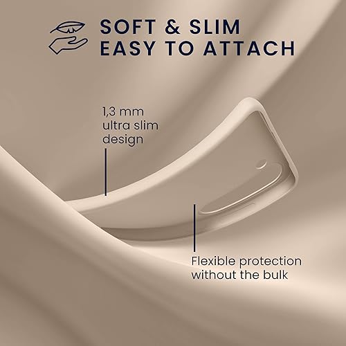 Miniatura 4 de kwmobile Funda compatible con Samsung Galaxy S23 - Funda protectora de silicona TPU suave y delgada - remolino de coco