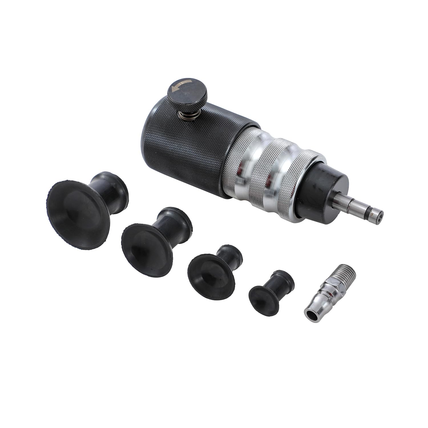 KATSU Tools Smerigliatrice per valvole della testa del cilindro del motore, strumento di riparazione automatica della valvola pneumatica con 4 ventose in gomma, modello 450314