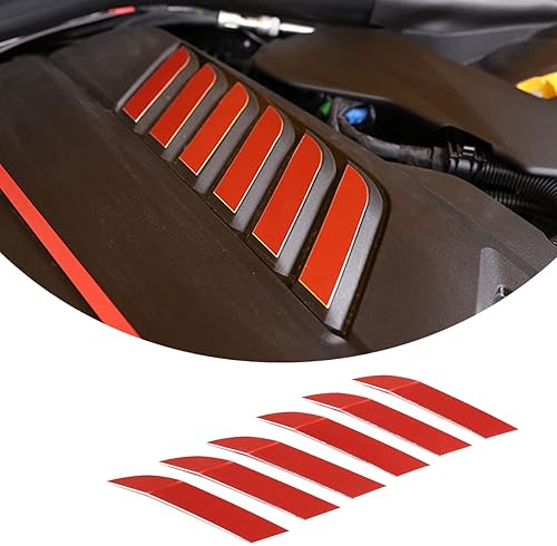 Compatible con Toyota Supra GR A90 A91 MK5 2018 2019 2020 2021 2022 2023 2024 aleación de aluminio rojo para capó del motor de automóvil Rojo