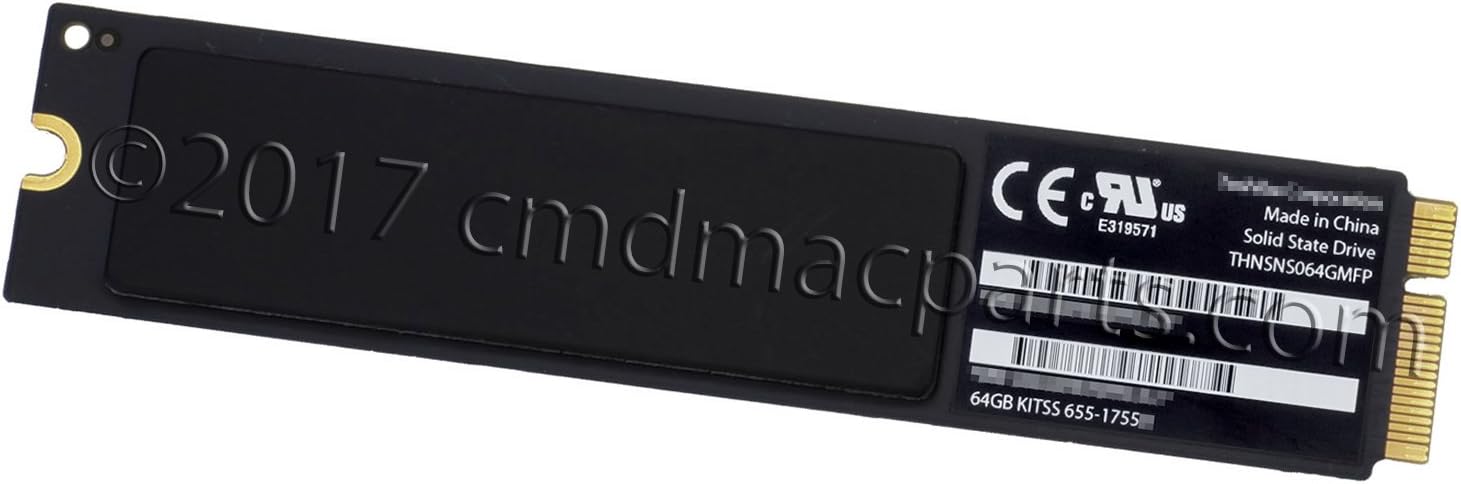 Odyson - 64GB SSD Replacement for Apple MacBook Air 11" A1465, 13" A1466 (Mid 2012)