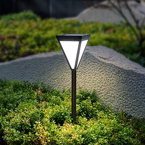Ground Light Led Solar Waterproof Geo-Illuminated Courtyard Outdoor Park Landscape Lawn Lights 5Pcs Black