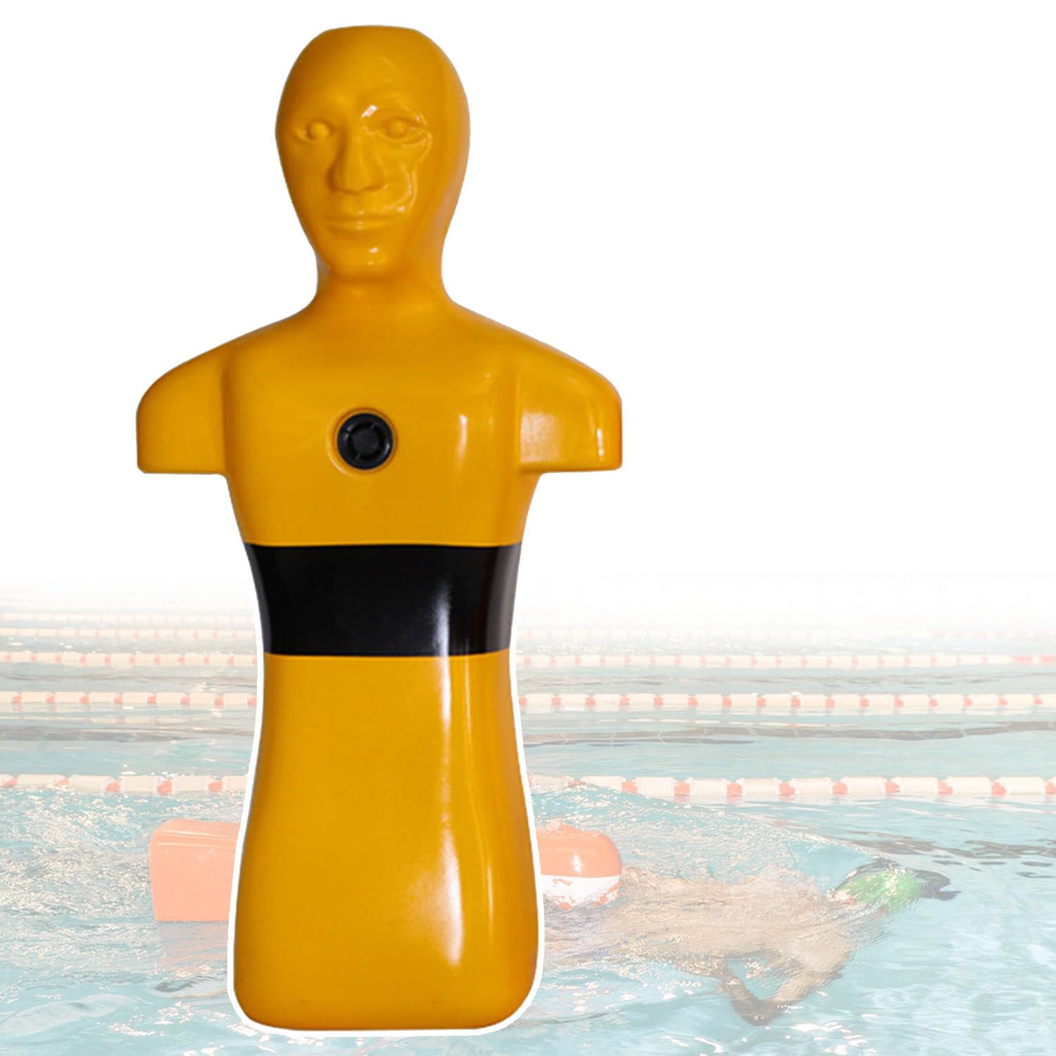 Mannequin d'entraînement de sauvetage en eau pour la sécurité de la piscine et la prévention de la noyade