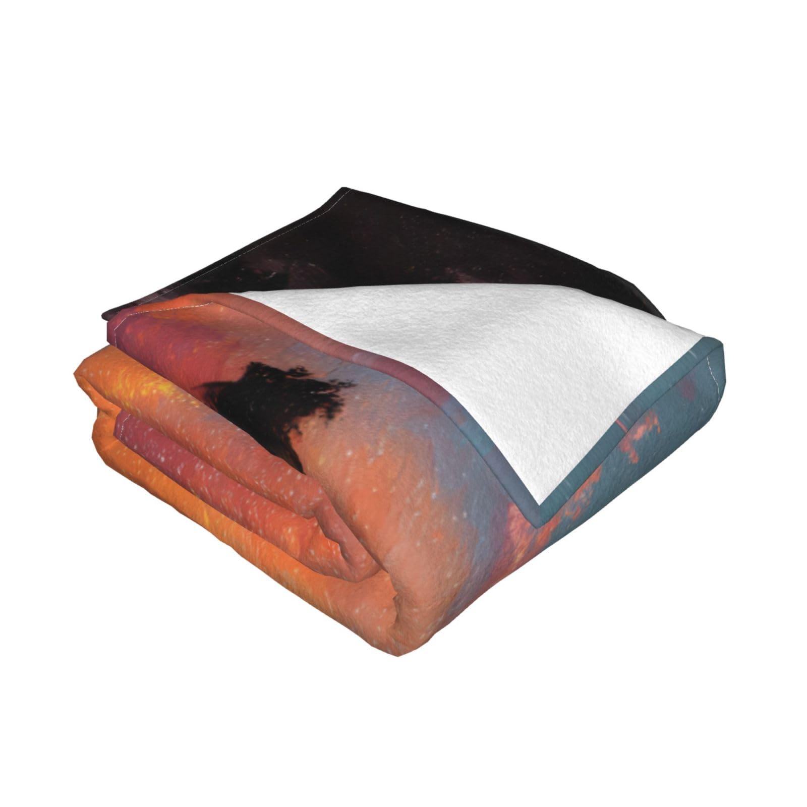 Manta de viaje portátil de 80 x 60 pulgadas, suave, resistente a las arrugas, plegable, exquisita pintura al óleo con estampado de playa