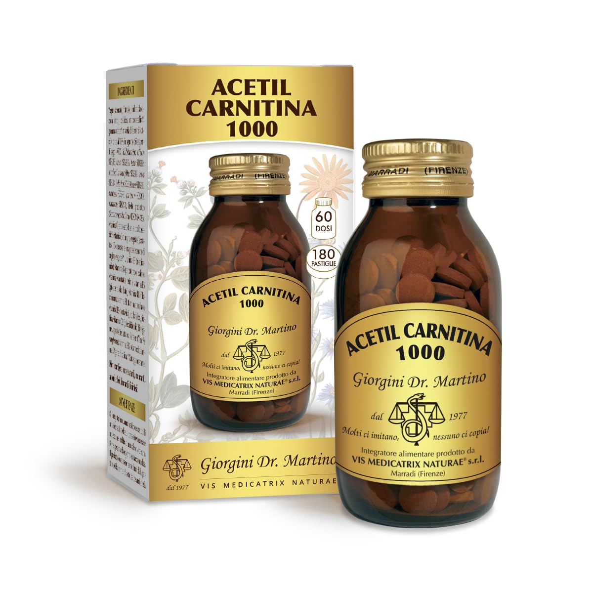 ACETIL CARNITINA 1000 pastiglie - 90 g