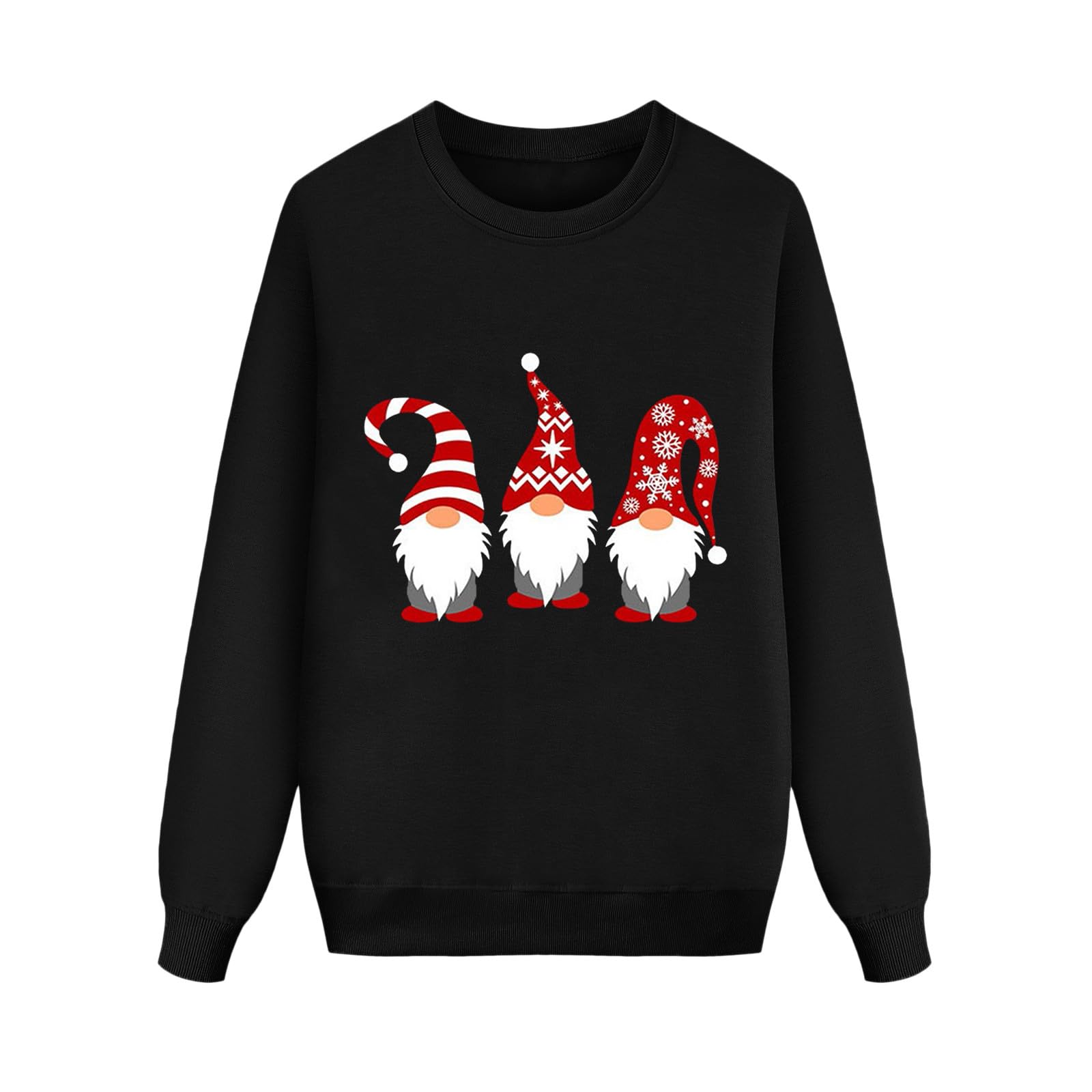Sudadera Navideña Gris Familiar para Hombre Mujer y Niños Jersey de Punto Invierno