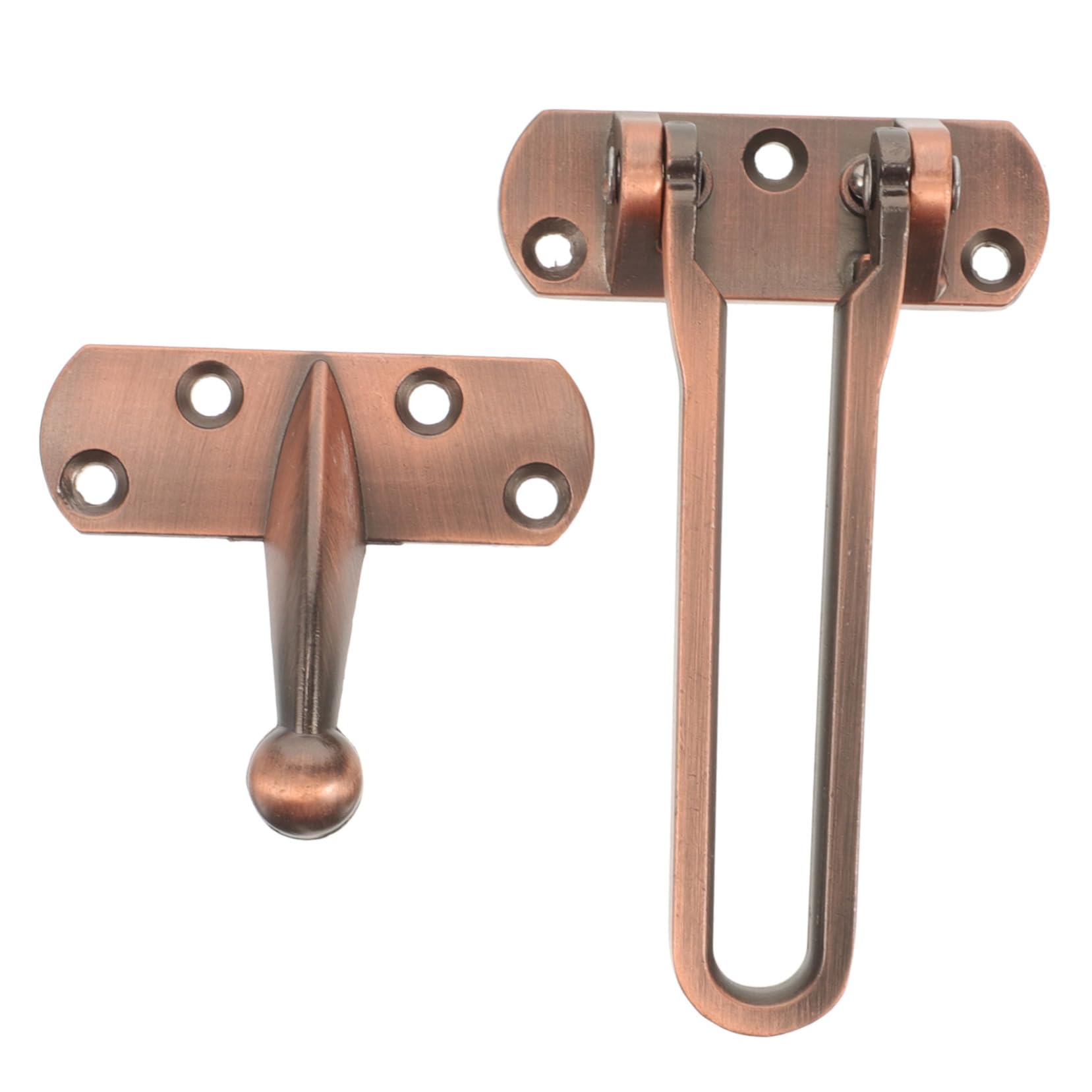 Operitacx 5 Pièces Boulon de porte antivol verrouillage de la porte loquet Sécurité de verrouillage de porte depuis serrures pour porte intérieure serrure de renfort de porte Alliage de zinc