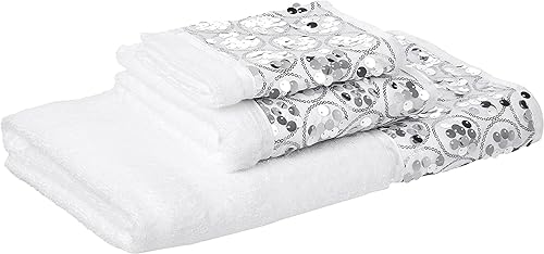 Popular Bath Sinatra - Juego de accesorios de baño de 3 piezas, color blanco