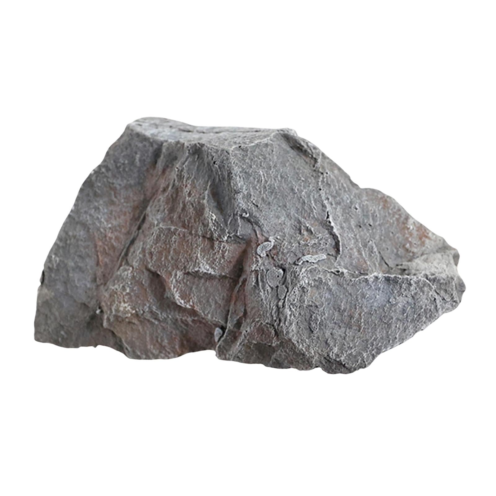 Photo 1 of MYCENSE Artificial Rock Natural Texture PU Realistic Sandstone Landscape for Decor Community Courtyard Supermarkets Parks Offices, Style A 32x25x17cm Gray