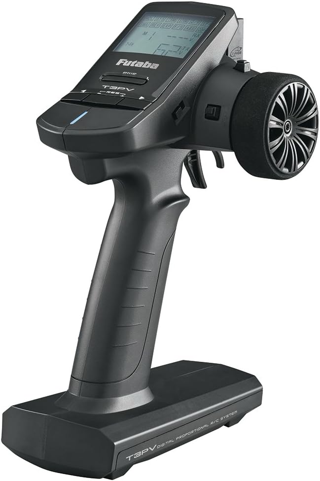 Futaba 3PV Three-Channel Two-Point-Four Gigahertz Computerized Radio Control Surface Transmitter with R304SB T-FHSS Telemetry Receiver